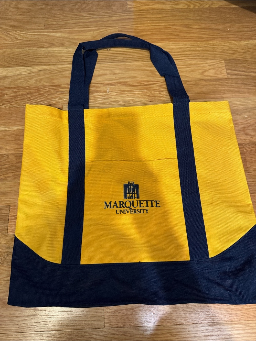 Marquette University Gold & Navy Tote Bag